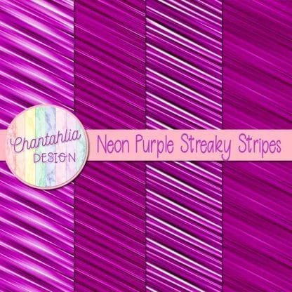 free neon purple streaky stripes digital papers