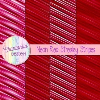 free neon red streaky stripes digital papers