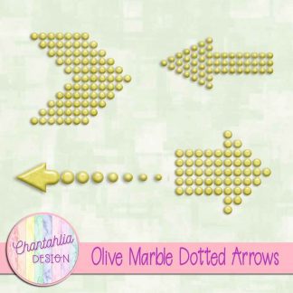 Free olive marble dotted arrows design elements