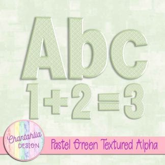 Free pastel green textured alpha