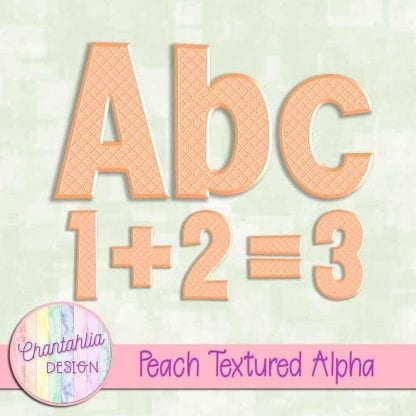 Free peach textured alpha
