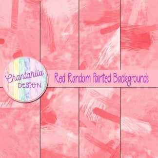 free red random painted digital papers backgrounds