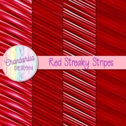 free red streaky stripes digital papers