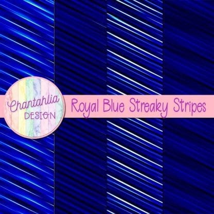 free royal blue streaky stripes digital papers