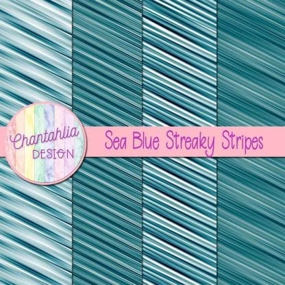 free sea blue streaky stripes digital papers