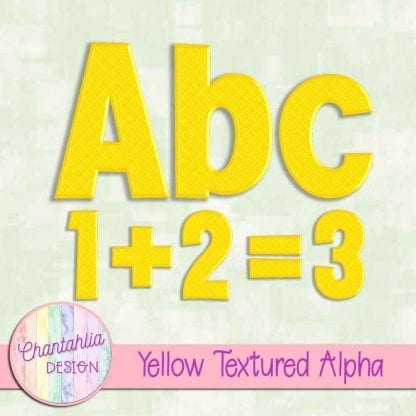 Free yellow textured alpha