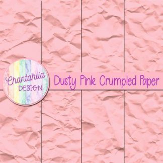 Free dusty pink crumpled digital papers