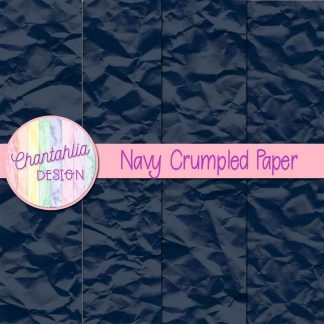 Free navy crumpled digital papers
