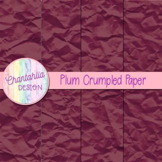 Free plum crumpled digital papers