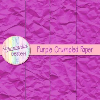 Free purple crumpled digital papers