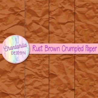 Free rust brown crumpled digital papers