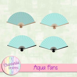 Free aqua fan design elements