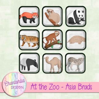 Free design elements in an At the Zoo - Asia theme