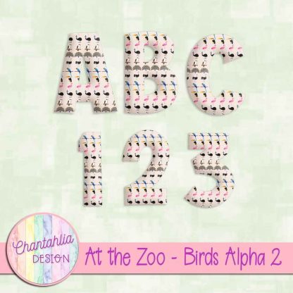 Free alpha in an At the Zoo - Birds theme.