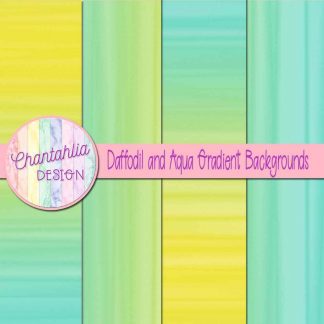 free daffodil and aqua gradient backgrounds