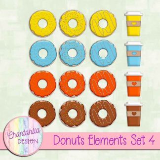 Free design elements in a Donuts theme