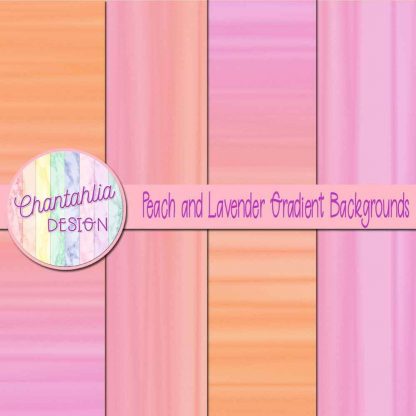 free peach and lavender gradient backgrounds