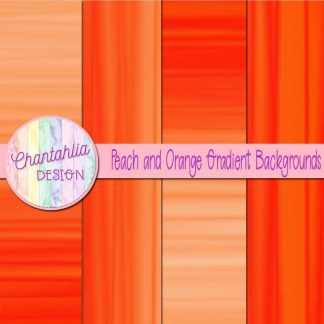 free peach and orange gradient backgrounds