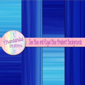 free sea blue and royal blue gradient backgrounds