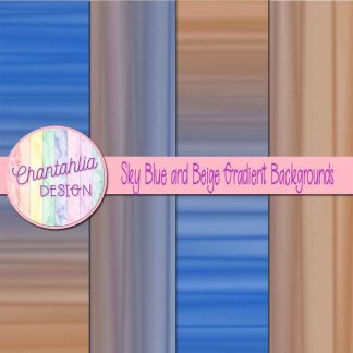 free sky blue and beige gradient backgrounds