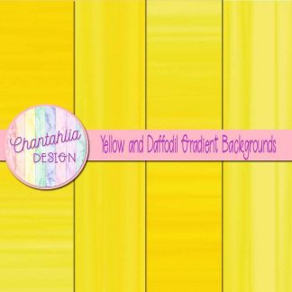 free yellow and daffodil gradient backgrounds