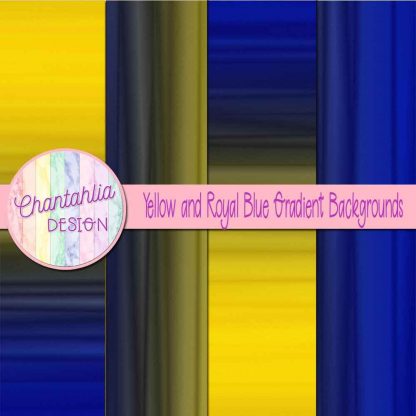 free yellow and royal blue gradient backgrounds