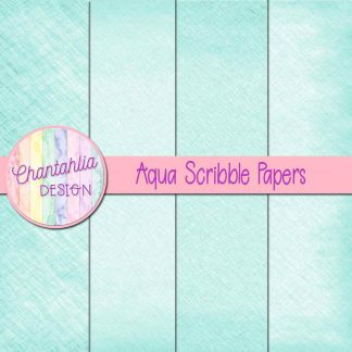 Free aqua scribble digital papers