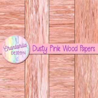 Free dusty pink wood digital papers