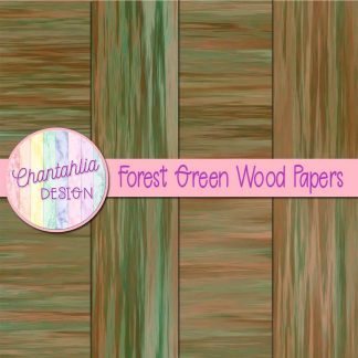 Free forest green wood digital papers