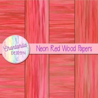 Free neon red wood digital papers