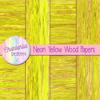 Free neon yellow wood digital papers