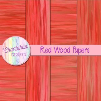 Free red wood digital papers