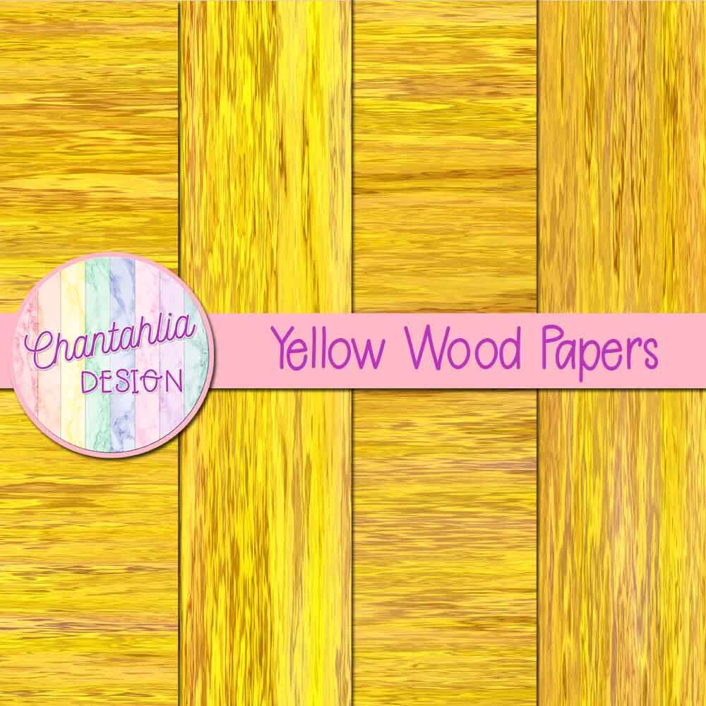 Free yellow wood digital papers