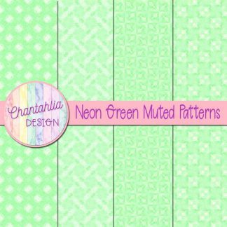 free neon green muted patterns digital papers