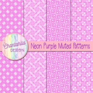 free neon purple muted patterns digital papers