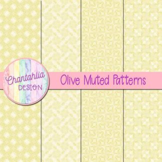 free olive muted patterns digital papers