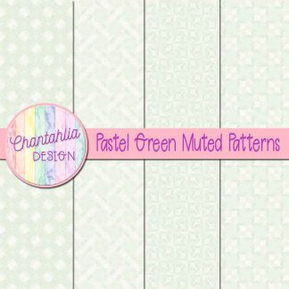 free pastel green muted patterns digital papers