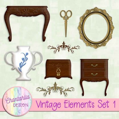 Free design elements in a Vintage theme.