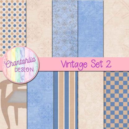 Free digital papers in a Vintage theme