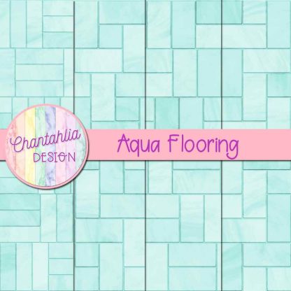 Free aqua flooring digital papers