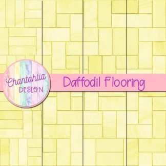 Free daffodil flooring digital papers