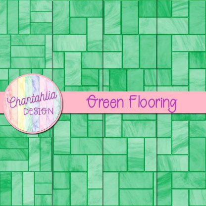 Free green flooring digital papers