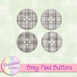 Free grey plaid buttons
