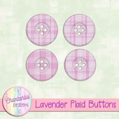 Free lavender plaid buttons