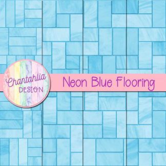 Free neon blue flooring digital papers