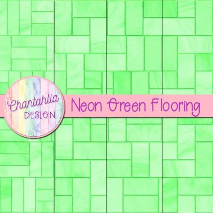 Free neon green flooring digital papers