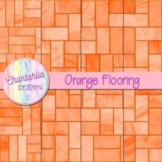 Free orange flooring digital papers