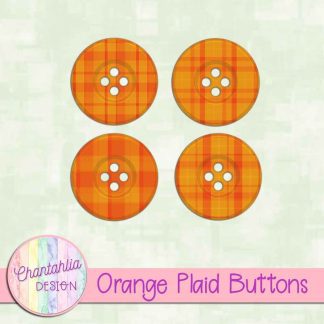 Free orange plaid buttons