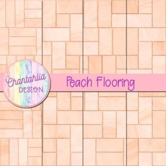 Free peach flooring digital papers