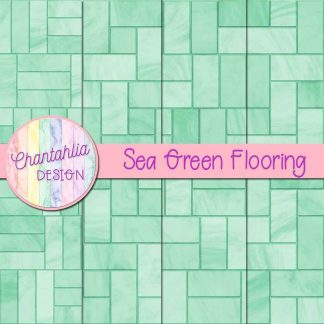 Free sea green flooring digital papers